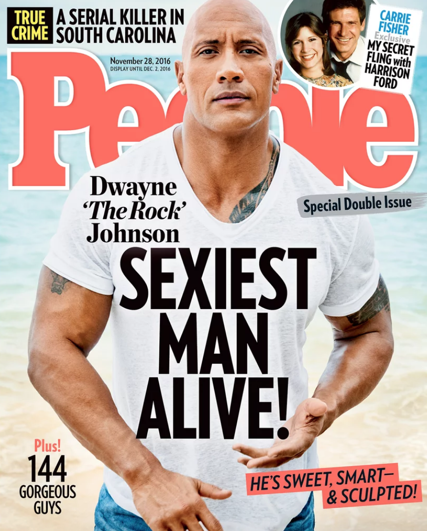 Dwayne Johnson is People's Sexiest Man Alive 2016