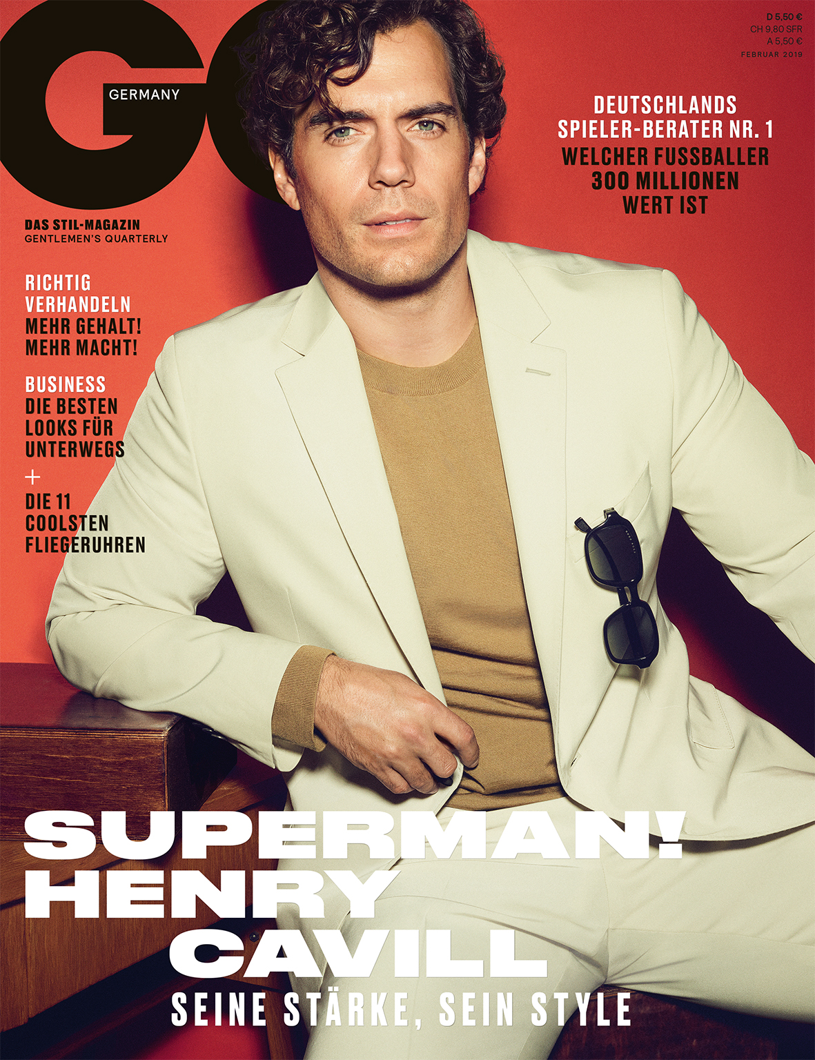 Henry Cavill Graces the Cover of GQ Germany
